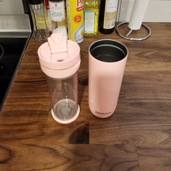 David's Tea Kitchen Davids Tea Coral Pink Tea Steeper Poshmark